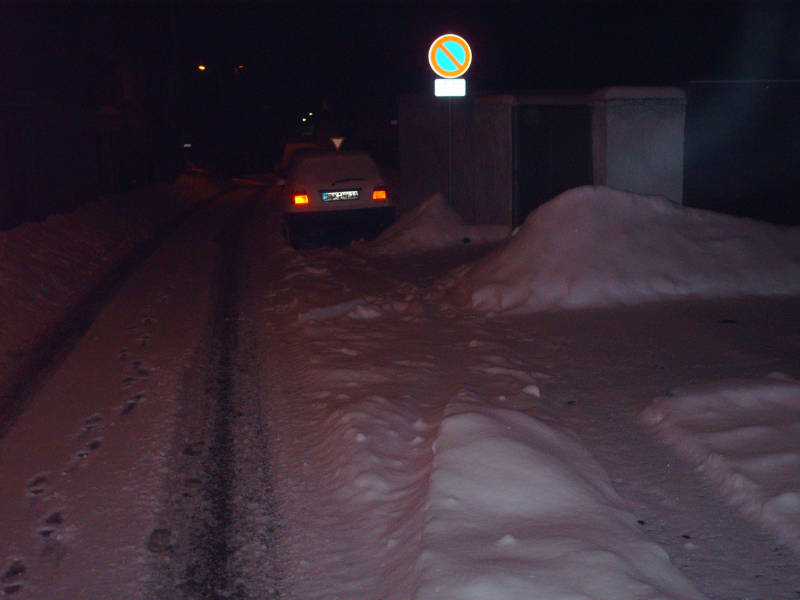 winterliche Straße
